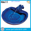 Blue Fish Ceramic Water Outdoor Fountain